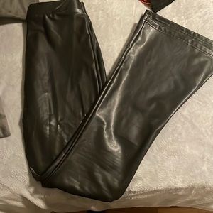 Tall girl friendly faux leather pants